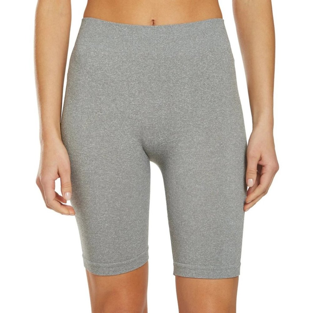 Free People NWT Seamless Bike Short Size M/L Heather Gray